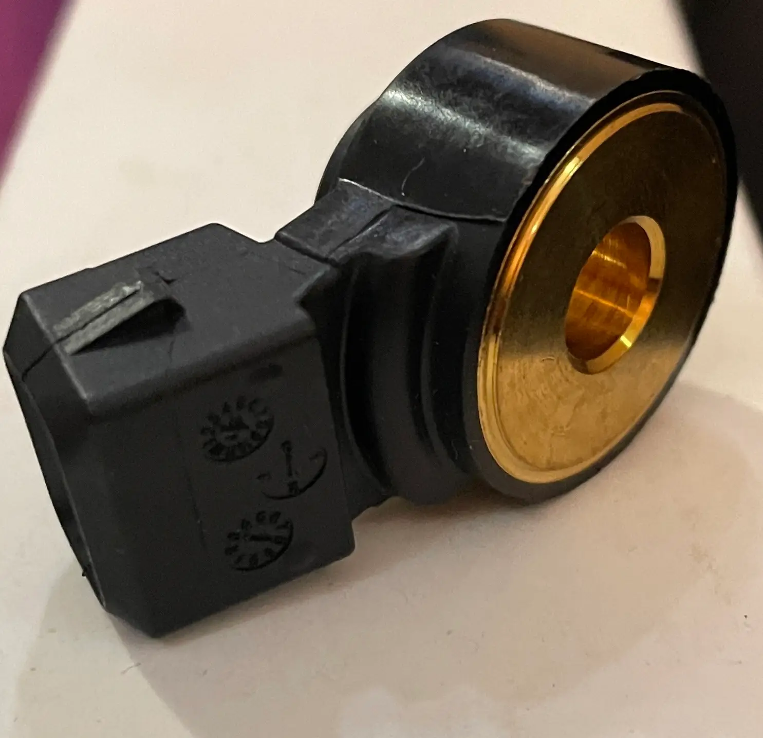 IMG_3626 ناک سنسور (سنسور ضربه) طرح بوش (ECU غرب استیل) پژو 206 تیپ 2، 5، وی 8 و 207 دنده ای - تصویر 1